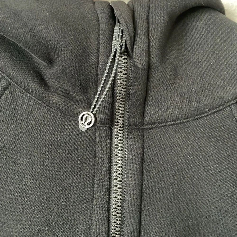 NWT Lululemon Scuba Oversized 1/2 Zip Hoodie Black Size M/L - Picture 2 of 11